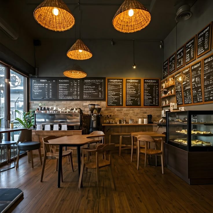 Elegant Coffee Shop Interior
